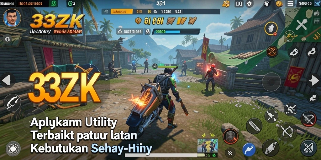 Screenshot utama 33ZK menunjukkan tampilan antarmuka penggunaan aplikasi Utility.
