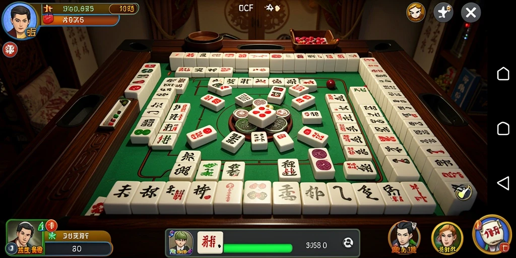 Tampilan gameplay Mahjong 6CF yang menarik dan penuh warna.