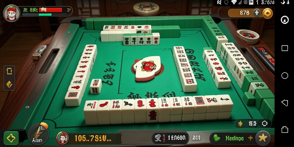 Tampilan gameplay Mahjong yang mengasyikkan dan penuh tantangan.