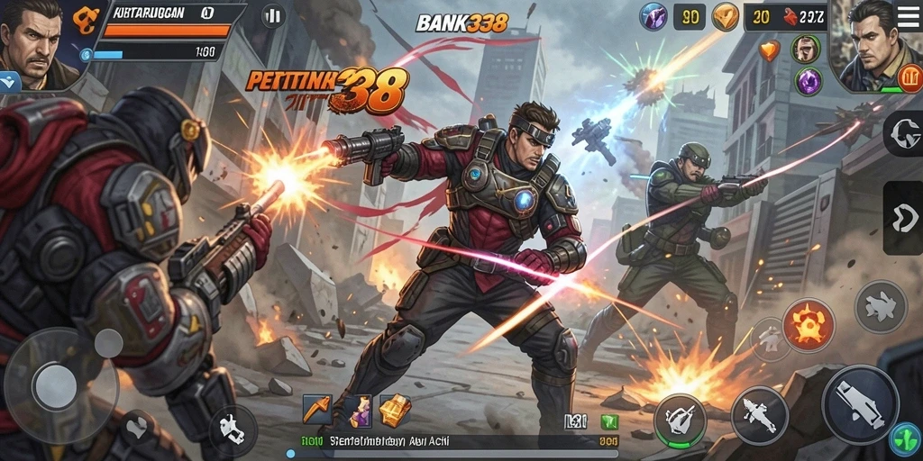 Tangkap momen aksi seru dalam GAMEPLAY BANK338.