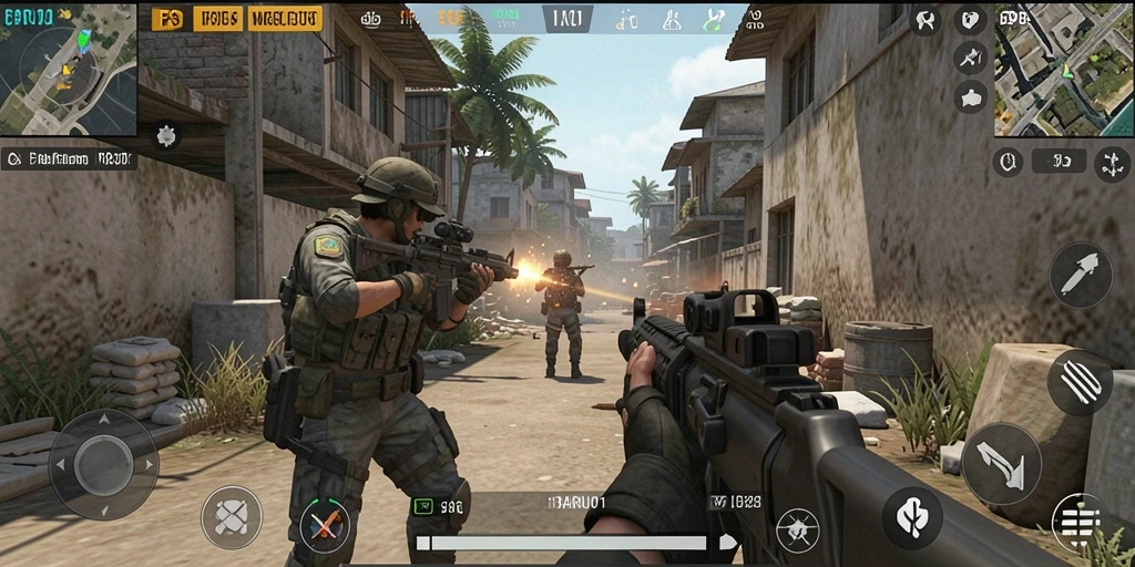 Gameplay seru di BARU01 dengan aksi FPS yang mendebarkan.