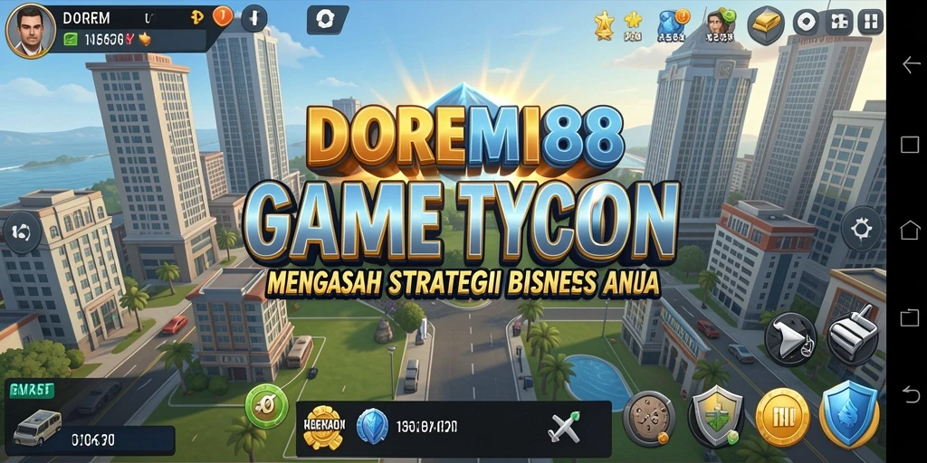 Tampilan menarik dari gameplay DOREMI88 yang melibatkan pengelolaan bisnis.