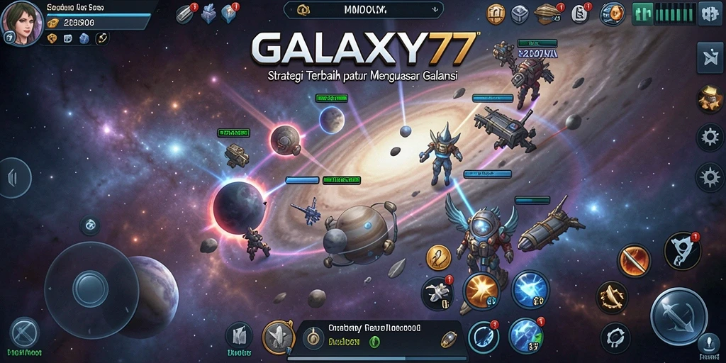 Tampilan menakjubkan dari pertempuran galaksi di GALAXY77.