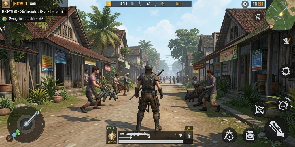 Tangkapan layar menampilkan pengalaman gameplay simulasi yang seru dan interaktif.