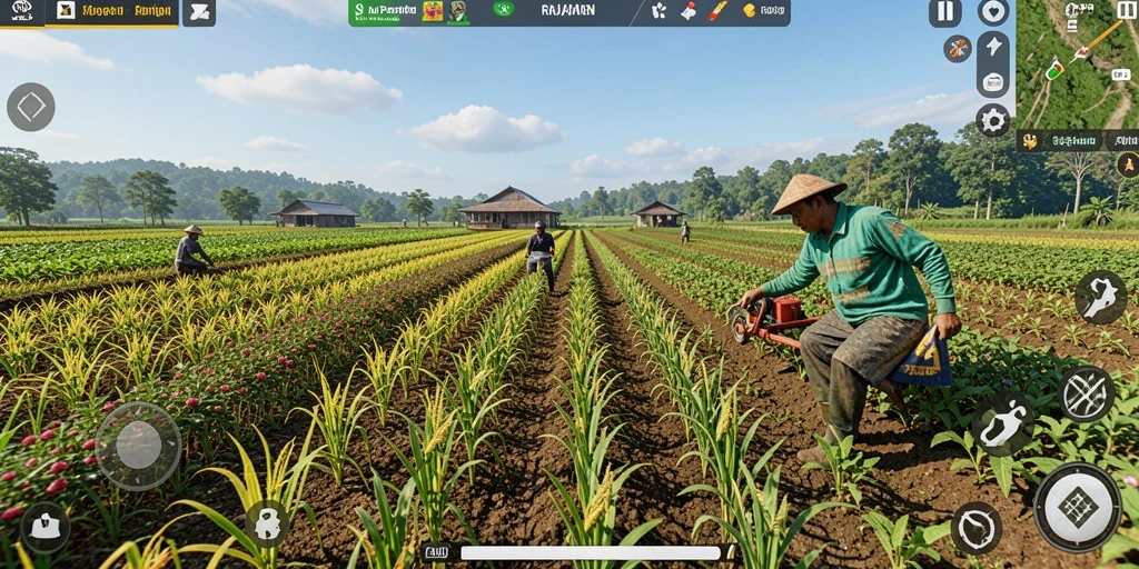 Tampilan gameplay menarik di RAJAPANEN dengan grafis yang menawan.