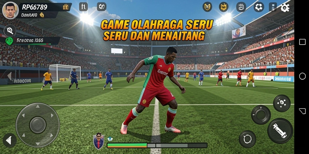 Tampilan gameplay RP6789 yang menampilkan aksi olahraga seru.