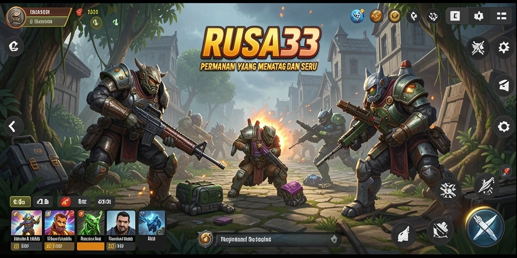 Tampilan gameplay RUSA33 yang menampilkan strategis yang mendebarkan.