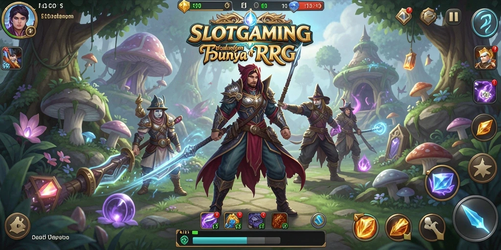Gameplay RPG yang menegangkan dan penuh petualangan.