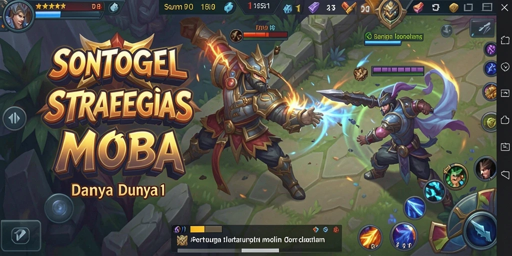 Menampilkan gameplay seru dan strategi menarik dalam MOBA.