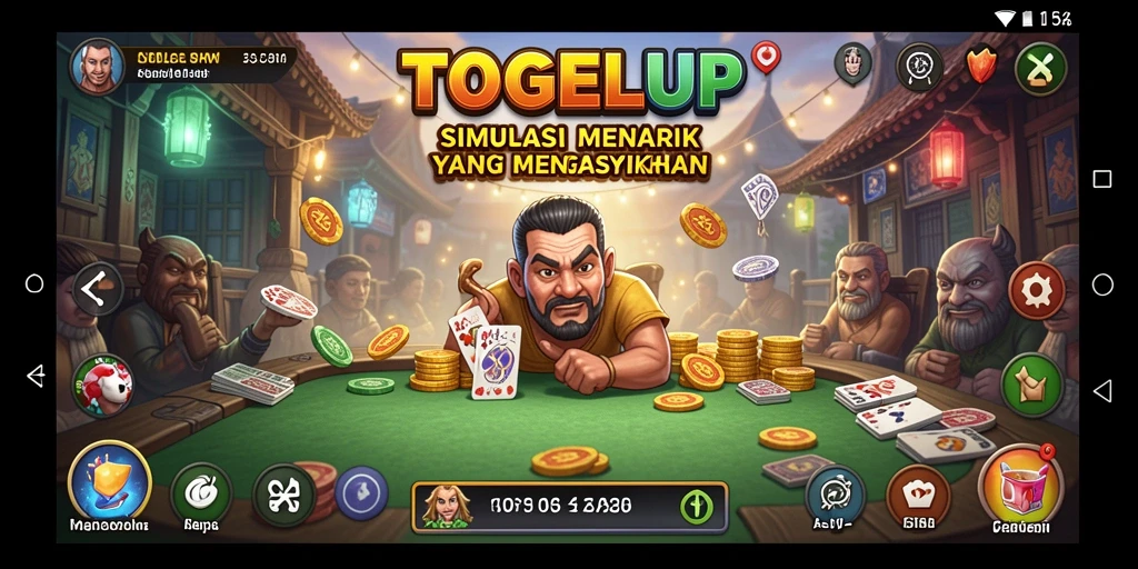 Tampilan gameplay menarik dari TOGELUP dengan simulasi yang menyenangkan.