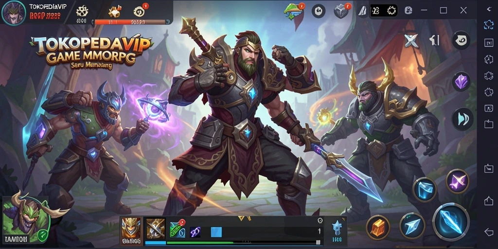 Gameplay seru dari TOKOPEDIAVIP dengan kompleksitas MMORPG.